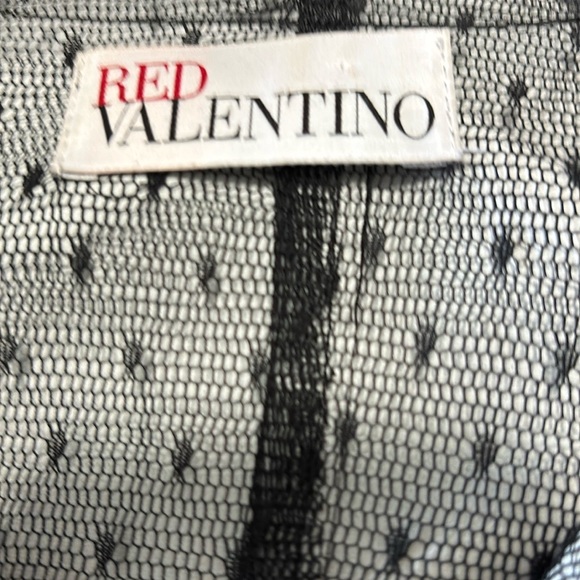 Red Valentino Elegant Black Women's Jacket with Bow Detail - Picture 3 of 5